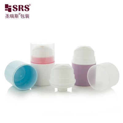 Buy PA604 Pain Relief Gel Customize Injection Paint Metalized Color PP PCR Recycled Material With Certificate Airless Bottle For Facial Serum online manufacture