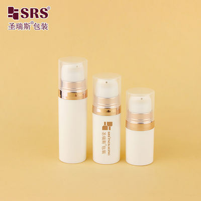 Buy A028 5ml 10ml 15ml 20ml Empty Round PP Recycled Material Pocket Facial Gel Airless Pump Bottle Sample Injection Color Customization online manufacture