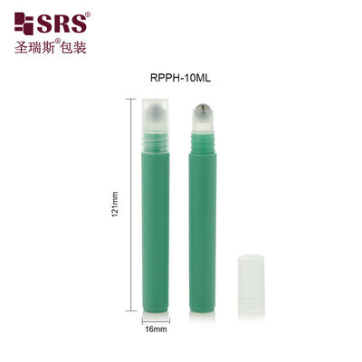 Buy RPPH-10ML(C) Antiperspirant Liquid Plastic Empty Custom Injection Color Green With Steel Ball PP Cap No Leakage online manufacture