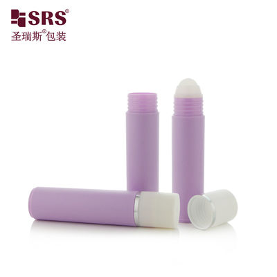 Buy 30ml Round Cylinder Shape PP PCR Plastic Roll On Deodorant Gel Serum Bottle Empty Packaging online manufacture