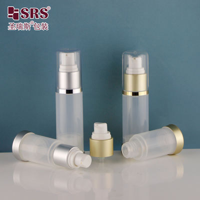 Buy A025 15ml 30ml 50ml PP Clear Glossy Customization Skincare Mask Gel Airless Pump Bottle Packaging online manufacture