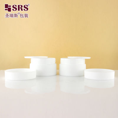 Buy SMPS 5g 10g 15g 30g 50g 100g 120g 150g Matte Finished Plastic Injection White PP Cream Jar Container Packaging online manufacture