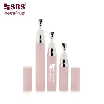 Buy A0035B 7.5ml 10ml 15ml Empty Snap On Zinc Metal Applicator Head Airless Pump Bottle For Eye Serum Wholesale online manufacture