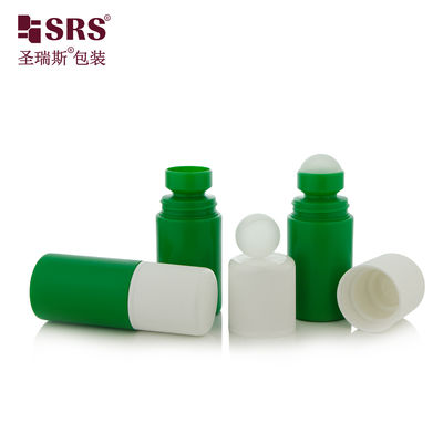 Buy RPPC1-60ML Anti-Itch Gel Massage Roller Ball Bottle Print Logo CRC No Leakage Green Packaging online manufacture