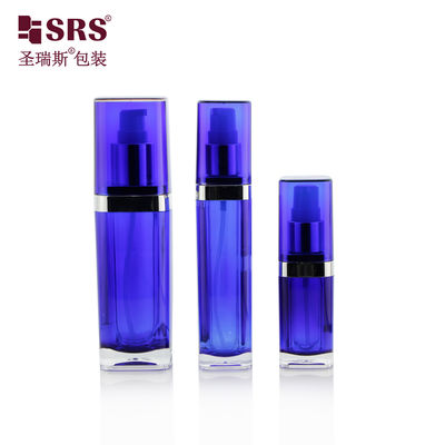 Buy L051 suqare shape L051 15ml 30ml 60ml 120ml clear plastic hand soap bottle online manufacture
