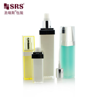 Buy L050 white bottle with black cap lotion pump,supplier cosmetic new products online manufacture