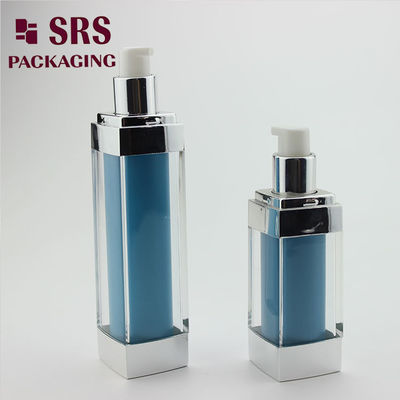 Buy L052 Shengruisi packaging L052-30ml 50ml 80ml 120ml acrylic square cosmetic lotion bottle online manufacture