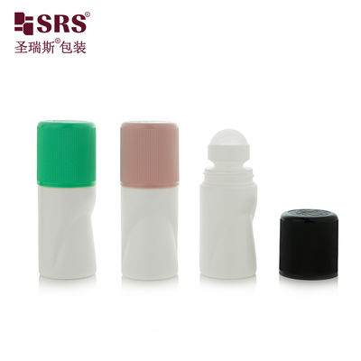 Buy RPPB1-50ML Unique Shape Empty Wholesale Customization Color Matte Riibbed CRC Child Resistant Cap Roll On Bottle For Antiperspirant online manufacture