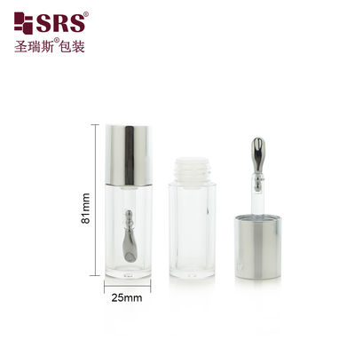 Buy G1185 Skincare Empty Clear Plastic Round Makeup Cute Lipgloss Tube Cosmetic Packaging online manufacture