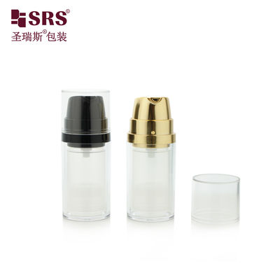 Buy SRSA404 15ml 30ml 50ml Transparent AS Plastic Airless Bottle For Facial Gel Serum Packaging online manufacture