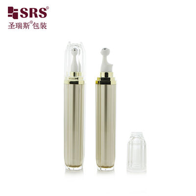 Buy L002 15ML 20ML Double Wall Acrylic Roll On Bottle For Eye Serum Applicator Luxury Packaging online manufacture