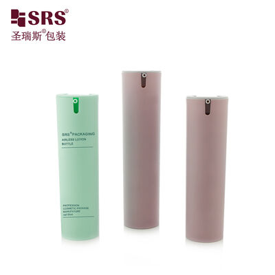Buy SRS-FO 30ML 50ML Round PP Airless Pump Bottle For Face Lotion Cosmetic Packaging Container online manufacture