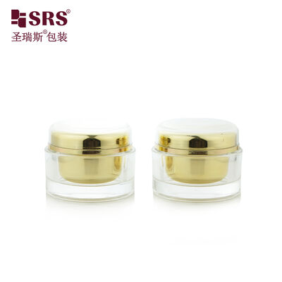 Buy J020 50g Metalized Shiny Gold Empty Plastic Jar For Body Cream online manufacture
