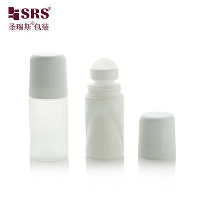 Buy RPPB 50ML Unique Shape Plastic PP Mono Roll On Deodorant Bottle online manufacture