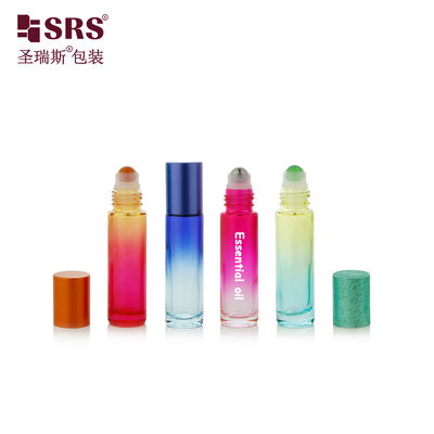 Buy BLPM 10ML Customize Painted Color Thick Wall Mold Empty Glass Roll On Bottle For Essential Oil online manufacture