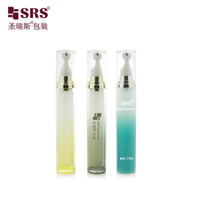 Buy LR002 15ML 20ML Luxury High End Plastic Acrylic Massage Gel Bottle Roller Ball Applicator online manufacture
