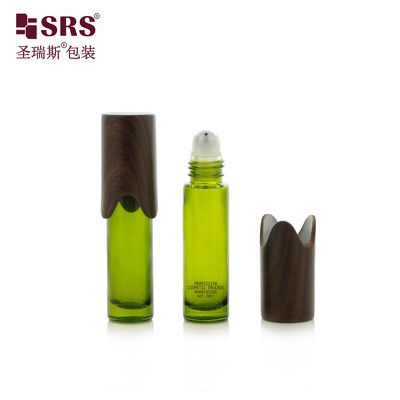 Buy BLPY 10ml Glass Roll On Bottle with Special Shape Cap Perfume Roller Bottle online manufacture