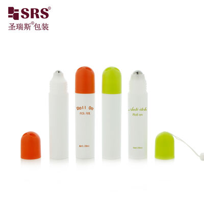 Buy Wholesale 20ml Empty Plastic Roll‑on Vial Round Cover Steel Ball Bottle For Fabric Stain Remover Liquid online manufacture