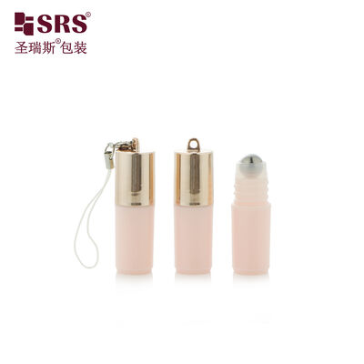 Buy 3ml Roll‑on Bottle with Pull Ring Cap Empty Mini Roller Vial Support Electroplating Cosmetic Packaging Custom Logo online manufacture
