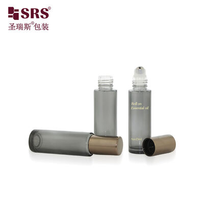 Buy 15ml Glass Roll on Bottle Portable Empty Essential Oil Bottle With Multiple Caps Option online manufacture