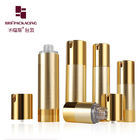 gold silver wholesale stock cosmetic lotion 15ml 50ml airless pump