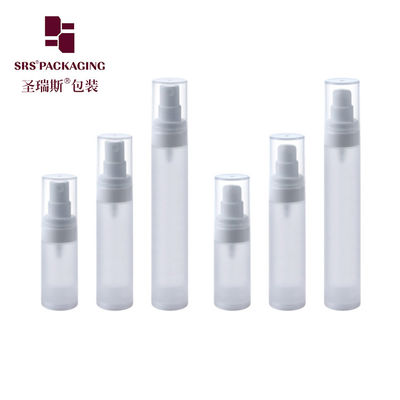 Buy different size frosted PP empty travel toner plastic spray airless bottle online manufacture