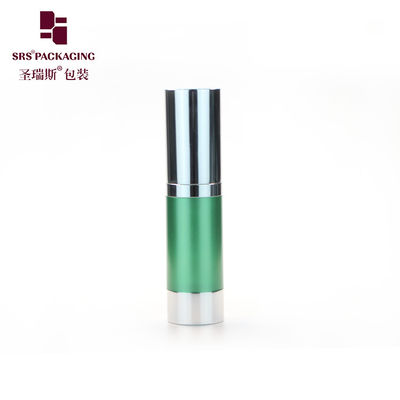 Buy 10ml 15ml 20ml 30ml round shape plastic AS airless cosmetic container online manufacture