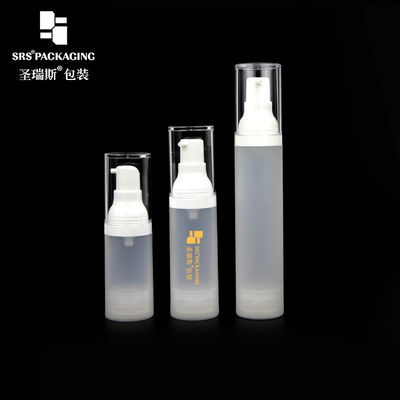 Buy 15ml 30ml 50ml plastic PP cosmetic empty airless pump serum bottle online manufacture