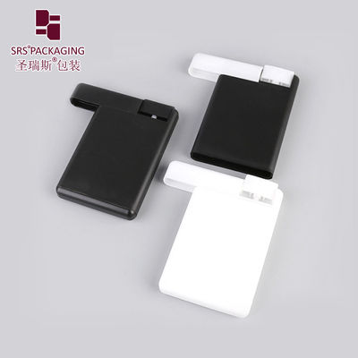 Buy 20ml mini oblate plastic customized injection color spray pocket bottle with sliding lid online manufacture