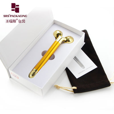 Buy wholesale gold luxury vibrating face lift Y shape facial beauty massage tool online manufacture