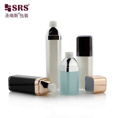 Buy Custom Color Elegant Empty Cosmetic Lotion Square Airless Pump Bottle online manufacture