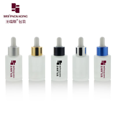 Buy 1oz Empty Perfume Fragrance Glass Pink Blue Green Purple Custom Color Essential Oil Dropper Bottle 30ml online manufacture