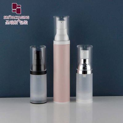 Buy 15ml 30ml 50ml Empty PP Plastic Translucent Recyclable Foundation Airless Plastic Pump Bottles online manufacture