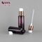 50ml Translucent Brown Luxury Lotion Serum Pump PET Bottles For Cosmetics supplier