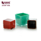 Wholesale Elegant Empty Customization Colorful Square Glass Candle Jar supplier