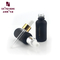 Empty Customization Paint Black Frosted Glass Essential Oil Perfume Dropper Bottle 30ml supplier