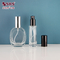 Square Elegant Dispenser Fine Mist Luxury Hand Sanitizer Container 15ml 30 ml Glass Spray Bottle supplier