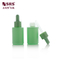 Green Customization Skincare Serum Eye Essence Glass Bottle With Dropper 30ml supplier