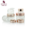 3g 5g 10g 15g 20g 25g Round Clear Frosted Jars With Rose Gold Cap For Facial Cream Glass Jar 10ml supplier