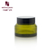 15ml 30ml 50ml Empty Skincare Packaging Paint Green Color Unique Design Cosmetic Glass Jar 50g supplier