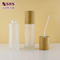 Luxury Empty Frosted Sprayer Fine Mist Bamboo Shoulder 100ml Fragrance Bottle Glass supplier