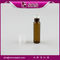 SRS Bulk Wholesale 5ml glass cylinder amber roll on perfume bottle with plastic crew cap supplier