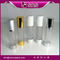 SRS wholesale cosmetic packaging Round Aluminum Airless Clear sprayer Bottle with lid supplier