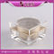 SRS manufacturer wholesale 30g 50g 100g luxury acrylic cosmetic square clear plastic jar supplier