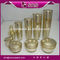 SRS Manufacturers wholesale 15ml 30ml 50ml 80ml 120ml golden luxury empty cosmetic acrylic supplier