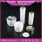SRS China wholesale round acrylic empty cream jar and bottle for cosmetic packaging set supplier