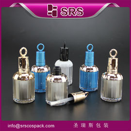 Shengruisi packaging NP-002 plastic 8ml nail gel bottle with cap and brush supplier