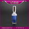 SRS wholesale luxury empty square 8ml plastic nail polish bottle with golden brush cap supplier