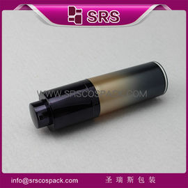 15ml 30ml 50ml gradient color cosmetic packaging ,high quality airless pump bottle supplier