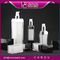 white bottle with black cap lotion pump,supplier cosmetic new products supplier